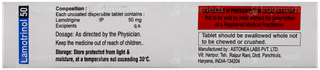 Lamotrinol 50 Tablet 10